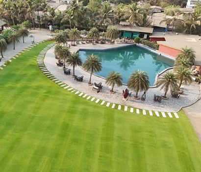 Resort Pool Lawn