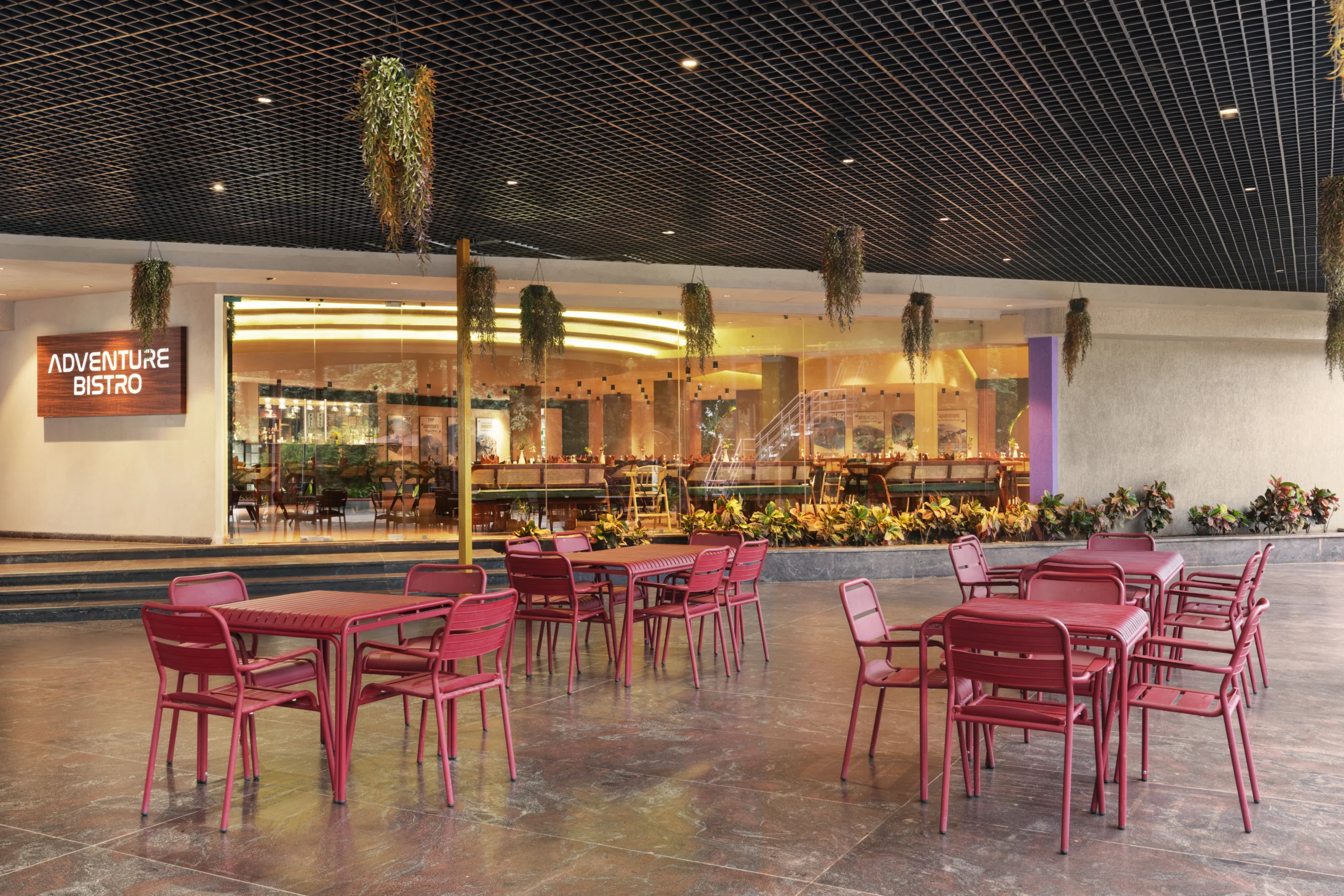 Adventure Bistro restaurant at Treat Resort Silvassa