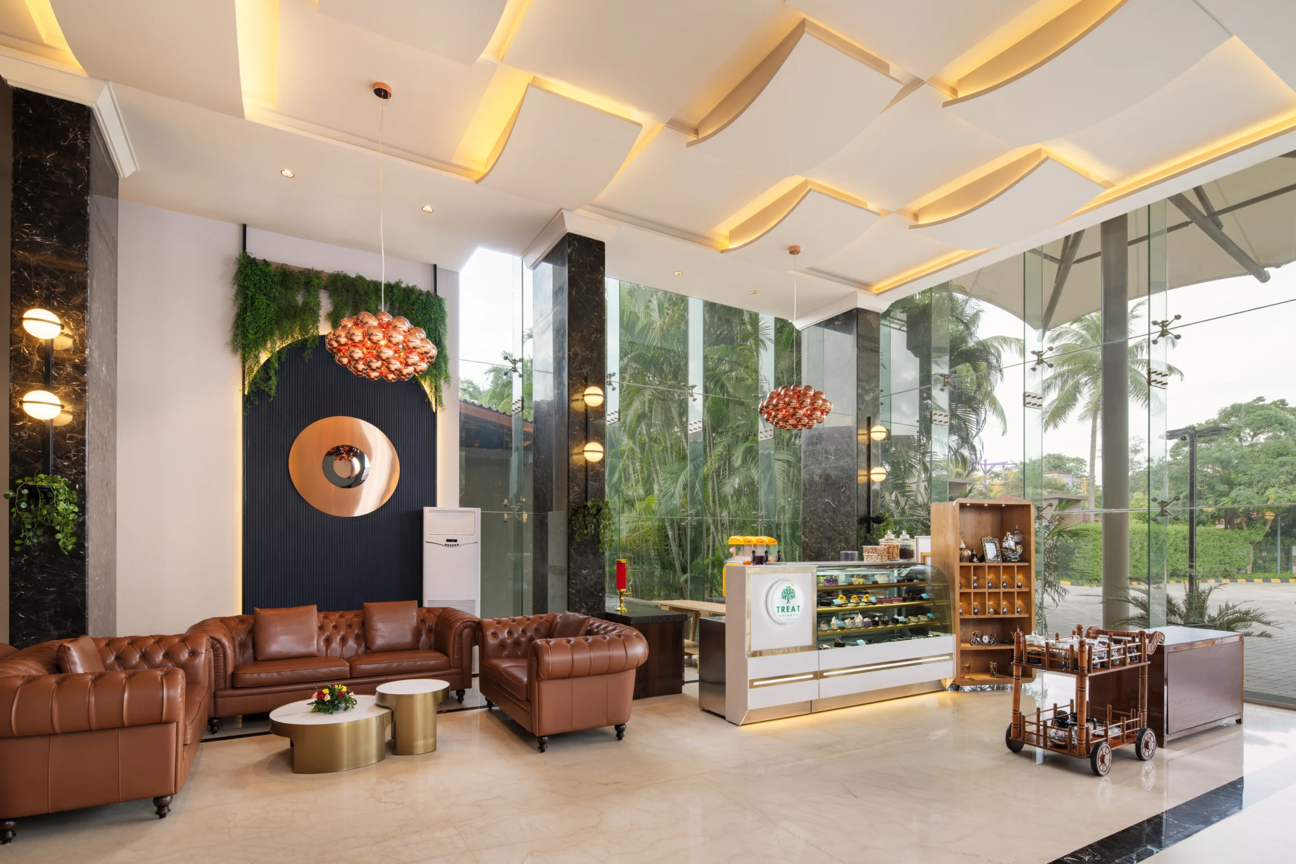 The Slices cafe at Treat Resort Silvassa